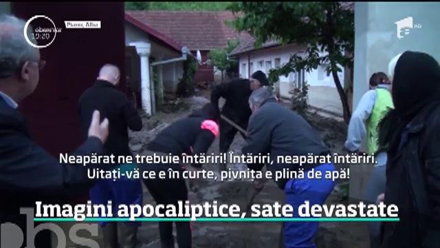 Situaţia e critică &icirc;n mai multe zone din ţară din cauza ploilor torenţiale! 11 judeţe sunt sub cod portocaliu
