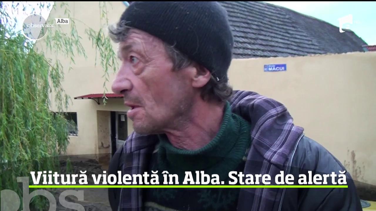 Inundaţiile au făcut prăpăd &icirc;n ţară! Norii s-au rupt deasupra judeţului Alba