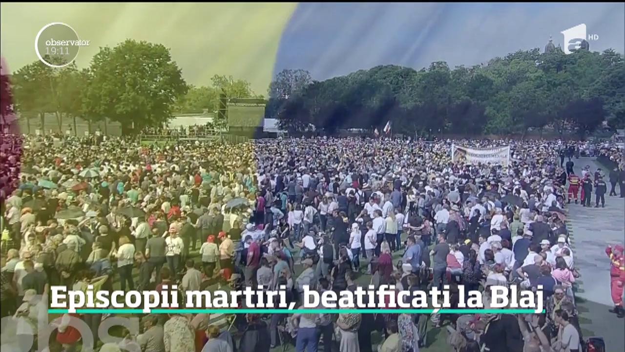 120 de mii de pelerini l-au &icirc;nt&acirc;mpinat pe Papa Francisc pe C&acirc;mpia Libertăţii
