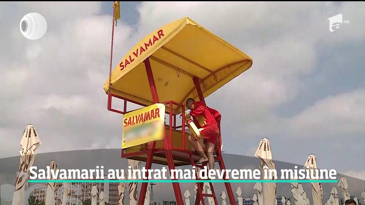 260 de salvamari sunt pregătiţi să intervină pe plajele de pe litoralul rom&acirc;nesc