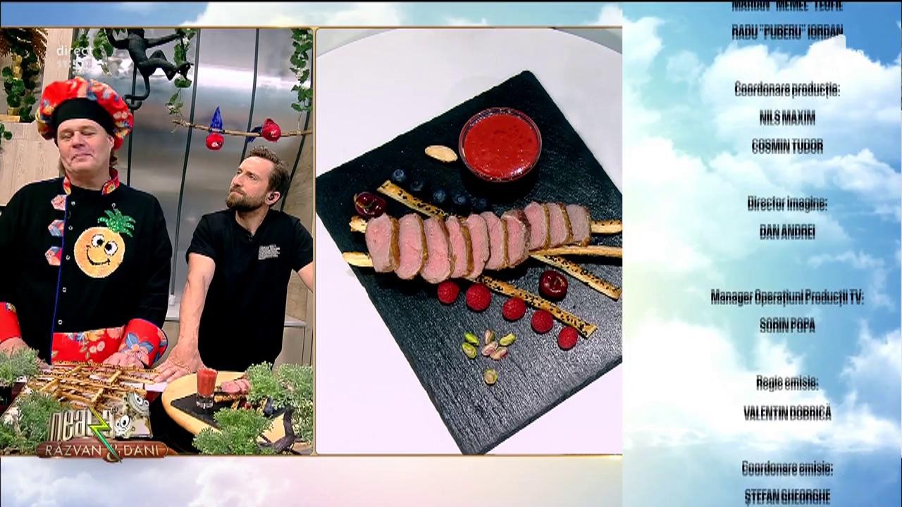 Rețeta zilei de la Neatza cu Răzvan şi Dani. Piept de rață cu cireșe picante