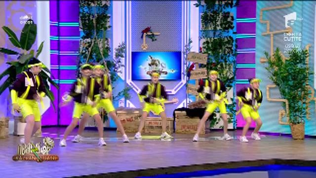 Copiii de la Teo Dance, dans energic &icirc;n platoul Neatza cu Răzvan și Dani
