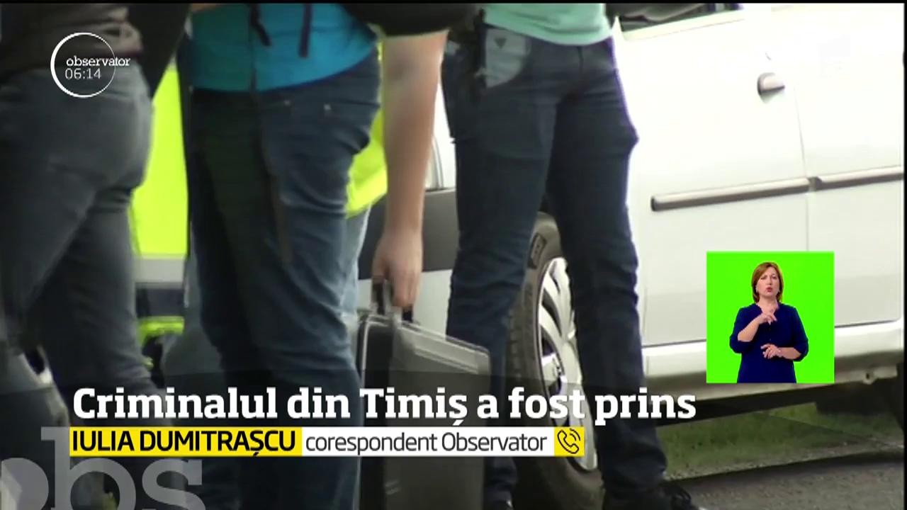 Asasinul poliţistului din Timiş a fost prins