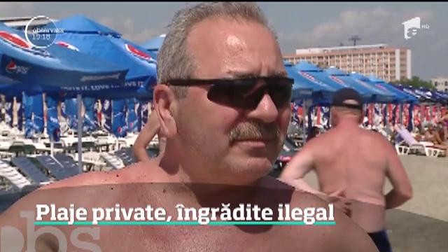 Plaje private, &icirc;ngrădite ilegal