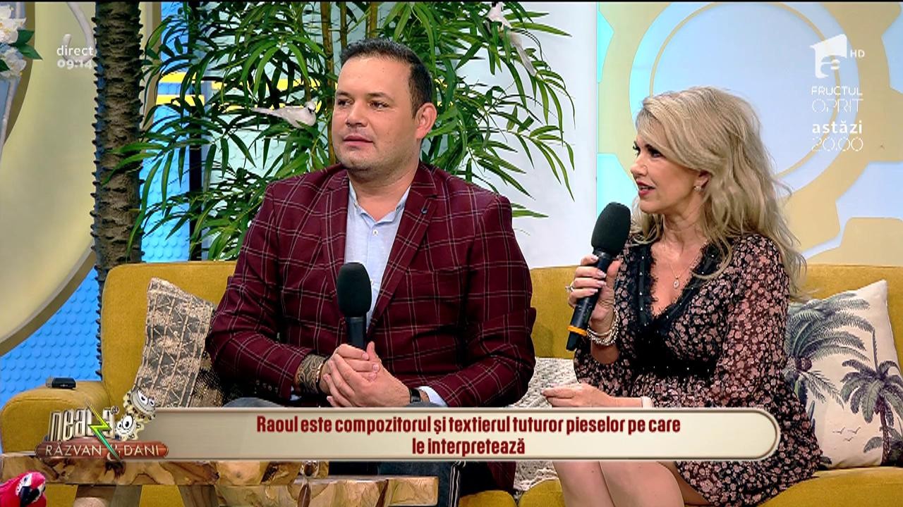 Neatza cu Răzvan și Dani. Raoul & Zorica Savu, colaborare muzicală: Este un c&acirc;ntec cu un refren care se lipește de suflet