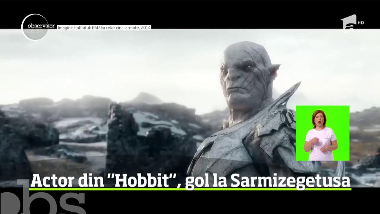 Un faimos actor din filmul Hobbit va fi anchetat penal de autorităţile rom&acirc;ne după ce a fost filmat gol &icirc;n cetatea dacică Sarmizegetusa