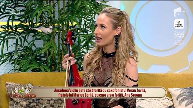 Neatza cu Răzvan și Dani. Marea teamă a Amadeei Violin: Mereu &icirc;mi e frică să nu-mi rup un deget