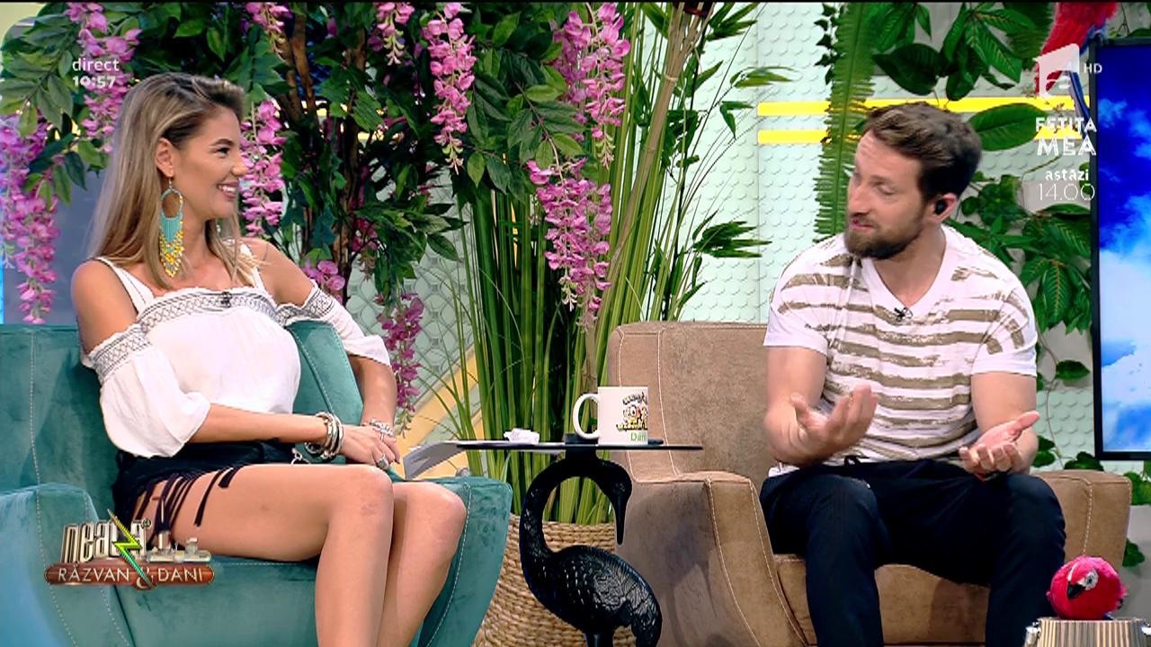 Neatza cu Răzvan și Dani. Răzvan Simion, bancuri cu animale: Ramona, nu mai r&acirc;de forțat la glume de bătr&acirc;ni