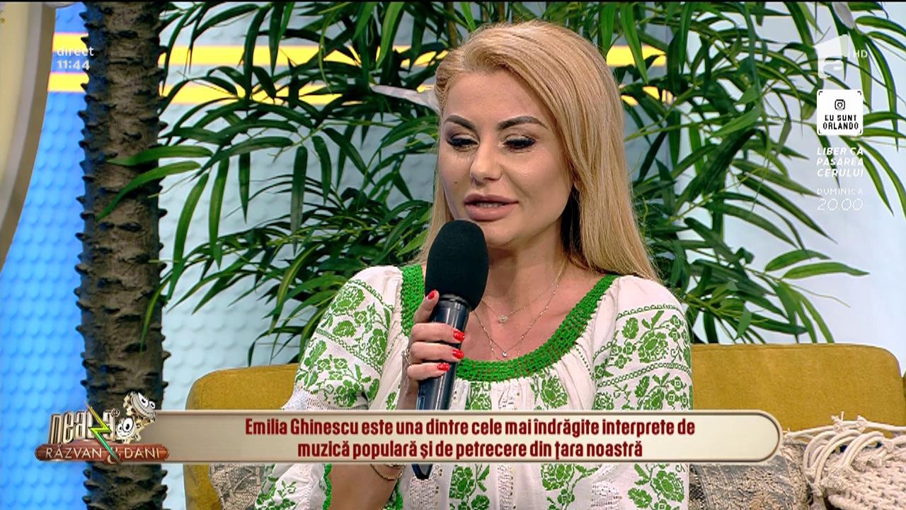 Neatza cu Răzvan și Dani. Emilia Ghinescu, cea mai iubită interpretă de muzică populară din Rom&acirc;nia: Sunt o femeie credincioasă