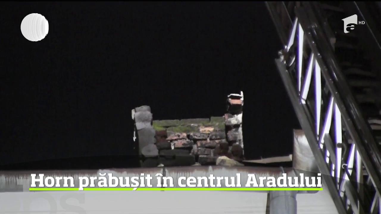 Horn prăbușit &icirc;n centrul Aradului