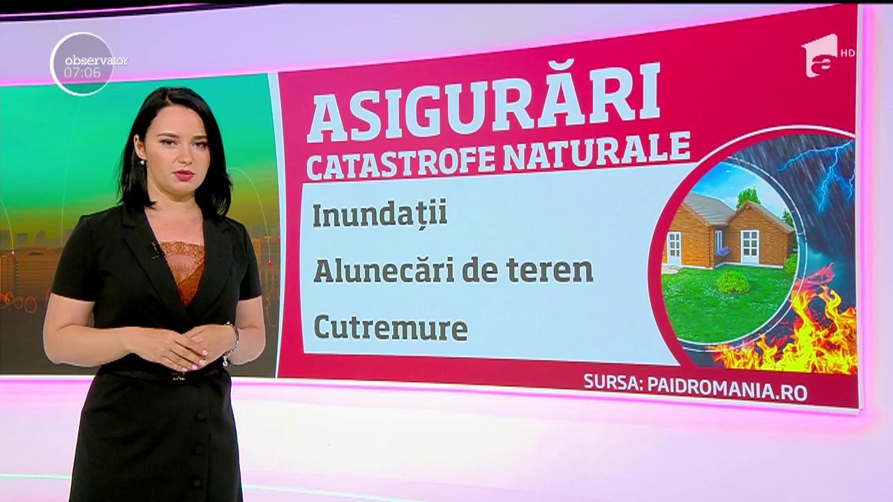 Polițile de asigurare pentru dezastre naturale