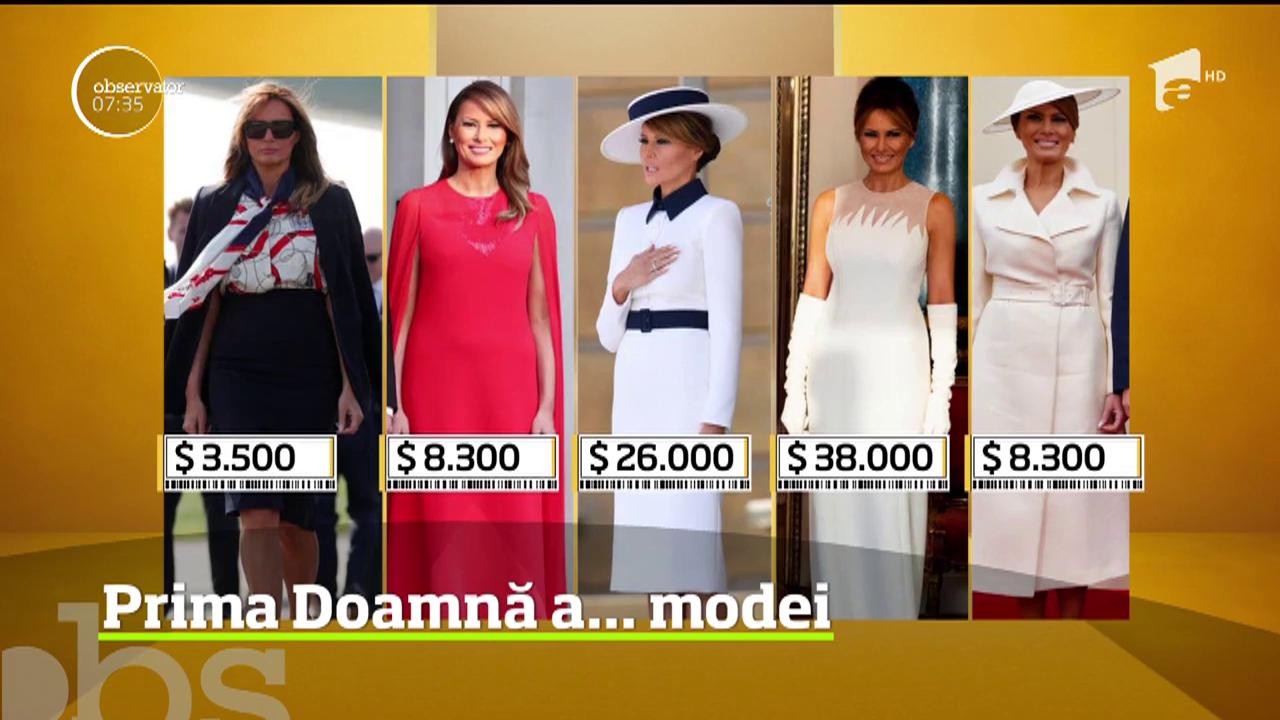 Ținuta de 165 de mii de dolari a Melaniei Trump, &icirc;n vizorul jurnaliştilor