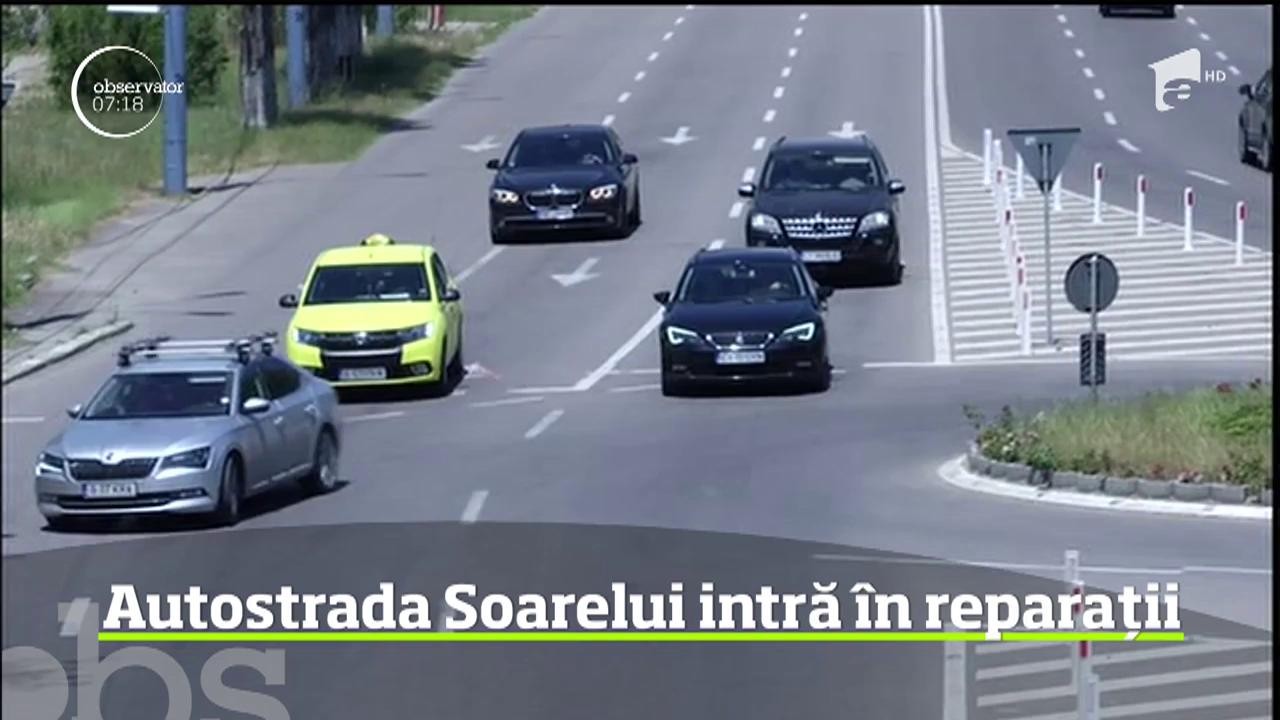 Autostrada Soarelui intră &icirc;n repații