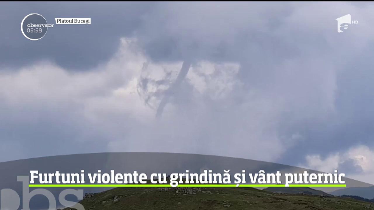 Un nou val de ploi torenţiale a lovit mai multe regiuni din Rom&acirc;nia. Vremea răm&acirc;ne instabilă &icirc;ncă două zile