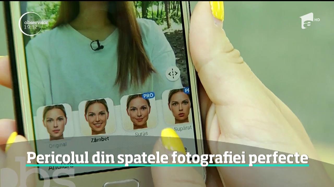 O aplicaţie care ne &icirc;nfrumuseţează chipurile &icirc;n poze c&acirc;ştigă tot mai mult teren. Pericolul din spatele fotografiei perfecte