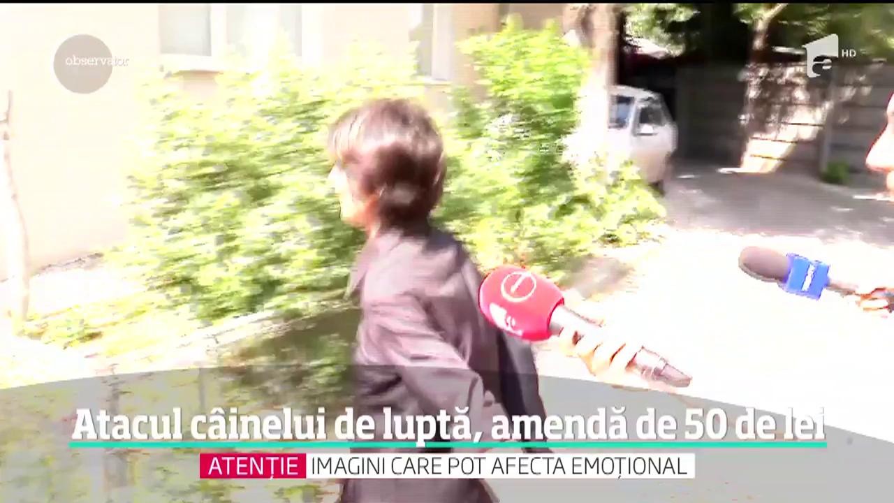 Stăp&acirc;nul c&acirc;inelui de luptă care a sf&acirc;şiat un patruped şi putea ucide &icirc;n orice moment două femei şi un copil va scăpa doar cu o amendă de c&acirc;teva zeci de lei