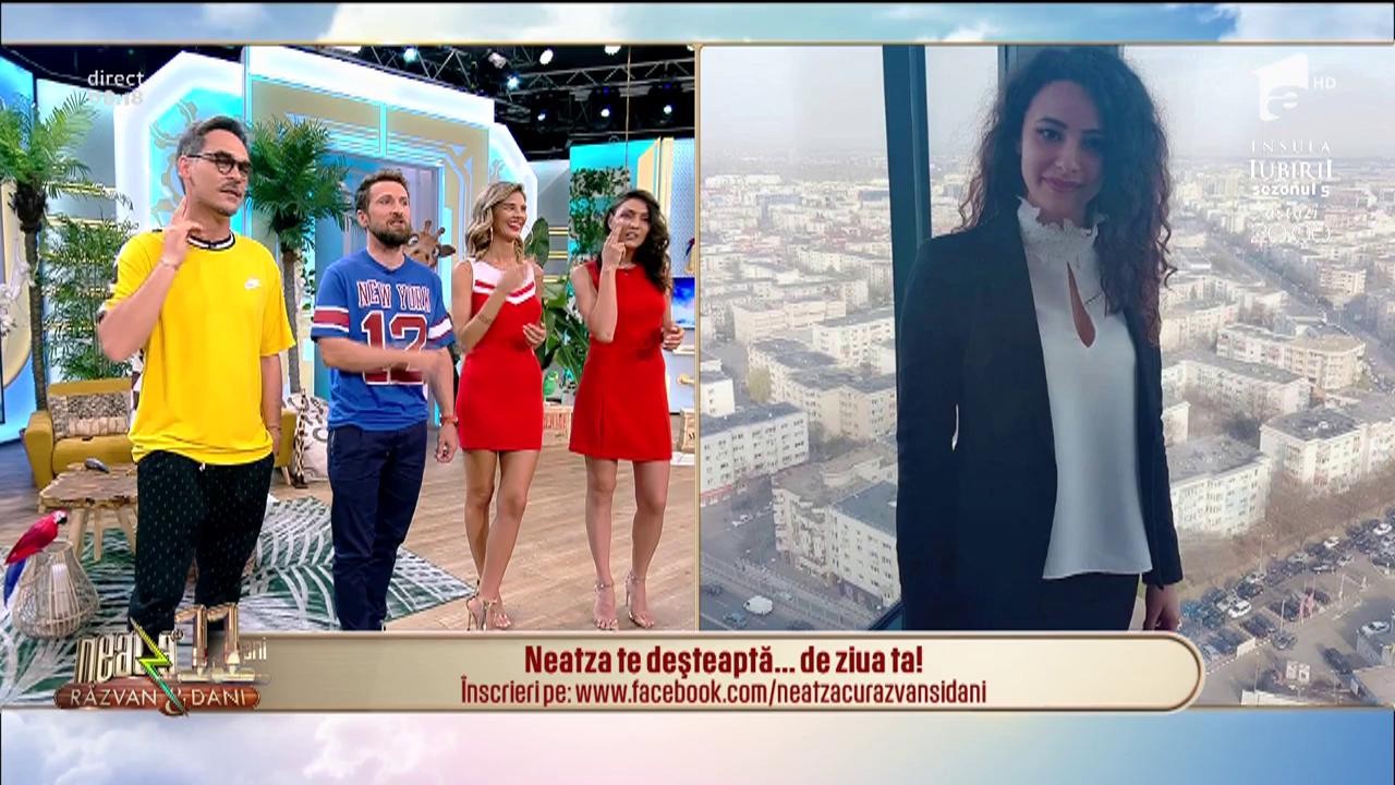 Neatza cu Răzvan și Dani te deşteaptă... de ziua ta! La mulți ani, Georgiana!