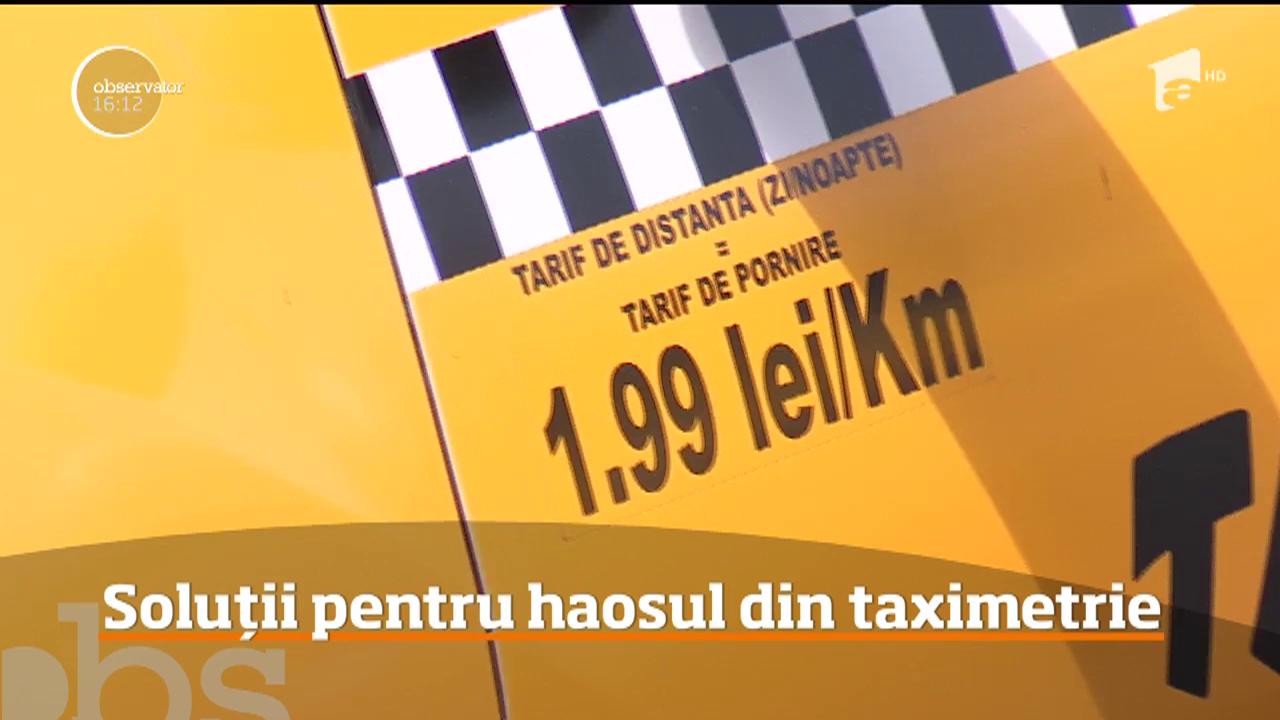Care sunt soluțiile pentru haosul din taximetrie