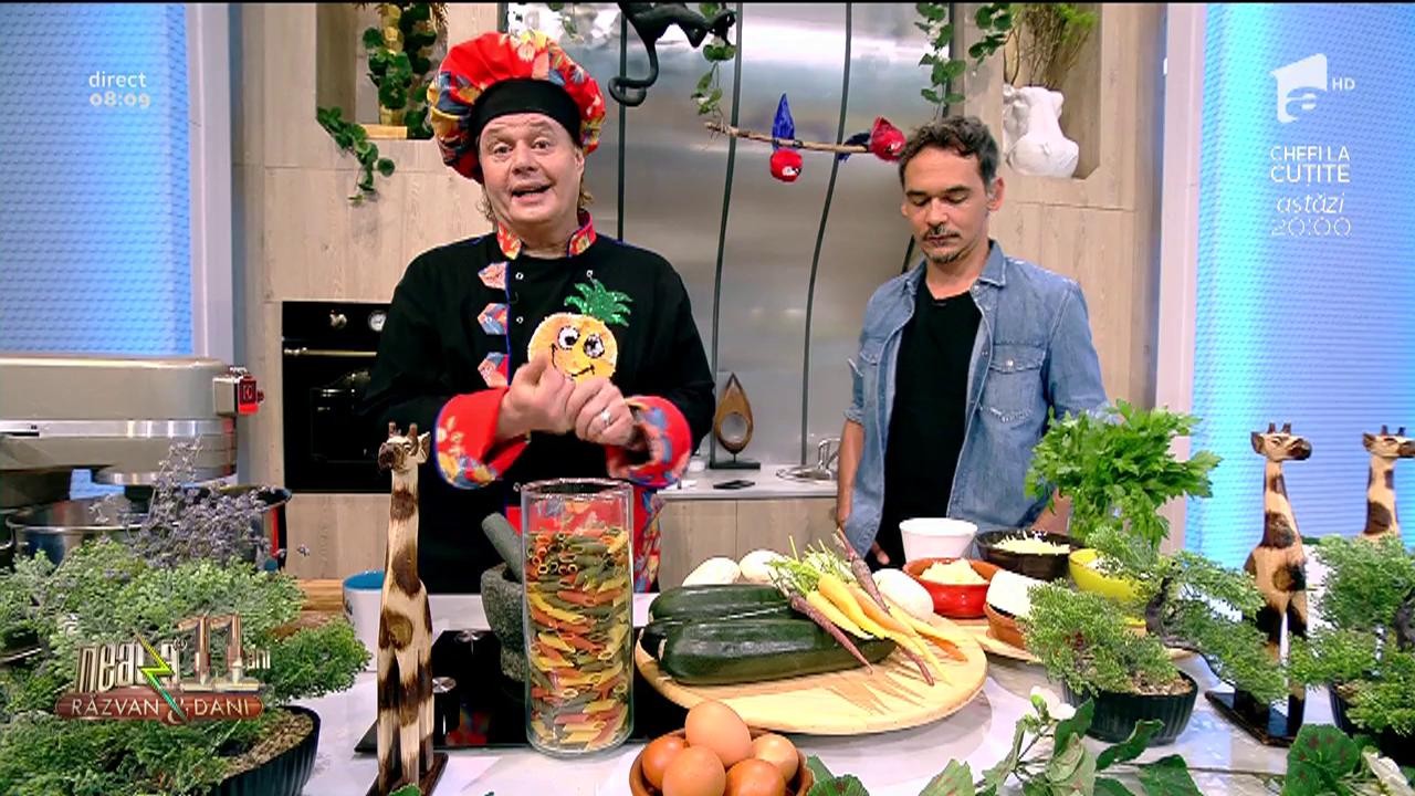 Neatza cu Răzvan și Dani. Bucurie &icirc;n farfurie - o rețetă cu multe legume și br&acirc;nzeturi