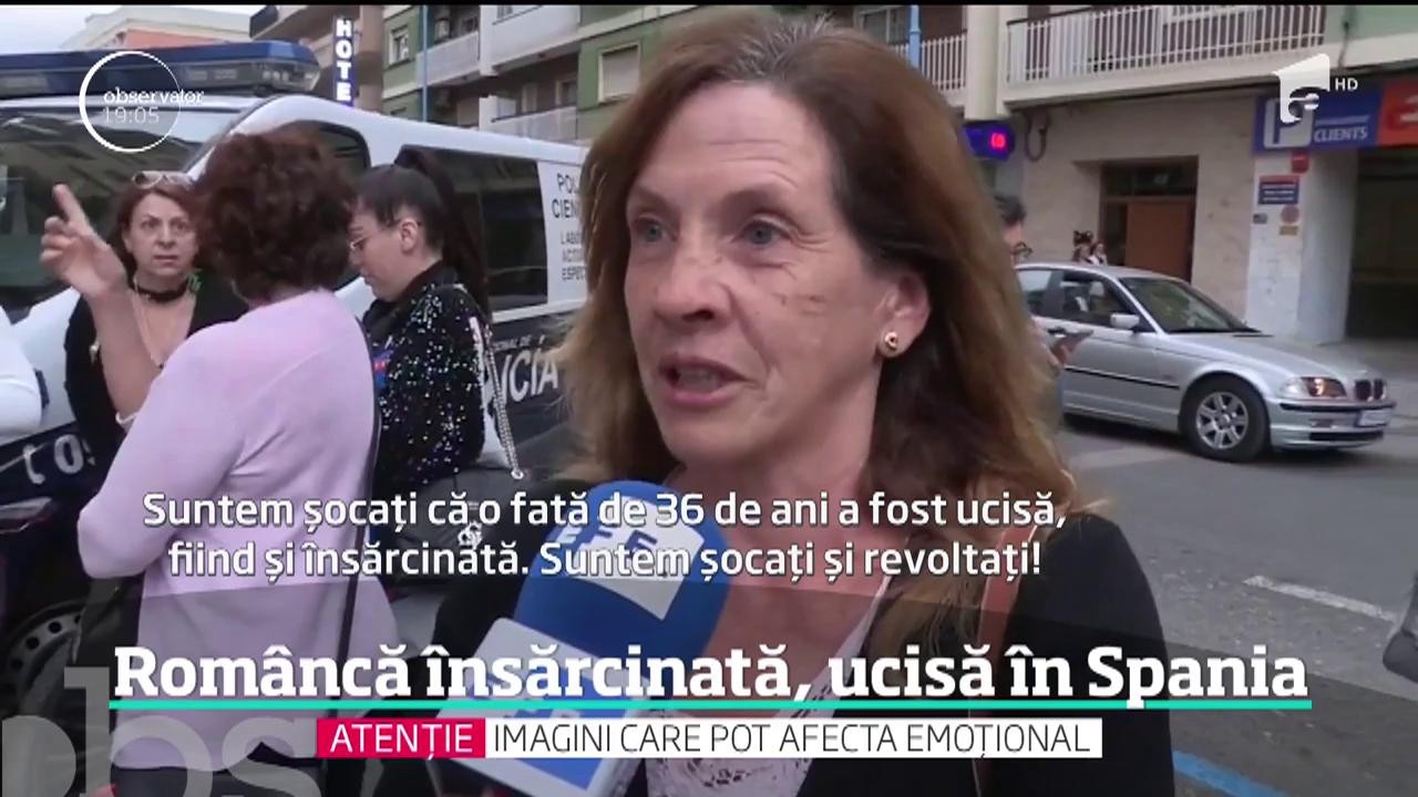 Rom&acirc;ncă &icirc;nsărcinată, aproape decapitată &icirc;n Spania! Ucigaşul este liber