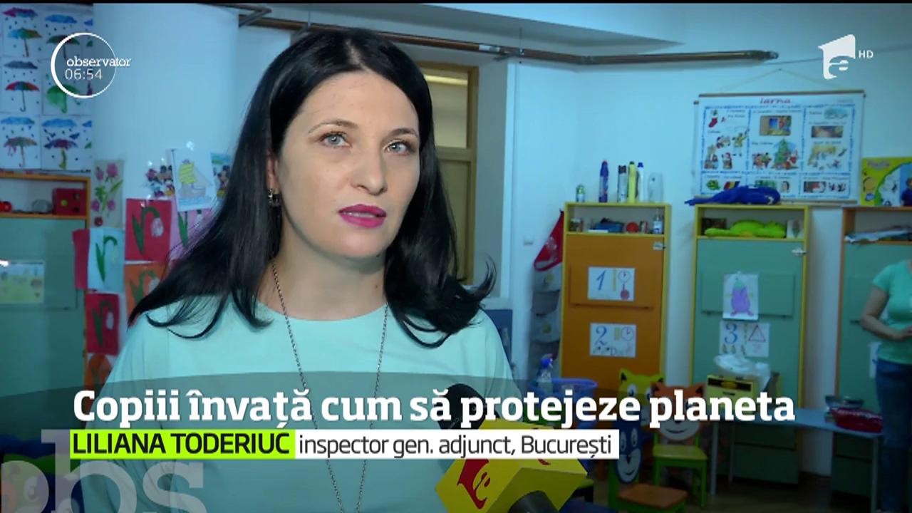 Copii &icirc;nvață cum să protejeze planeta