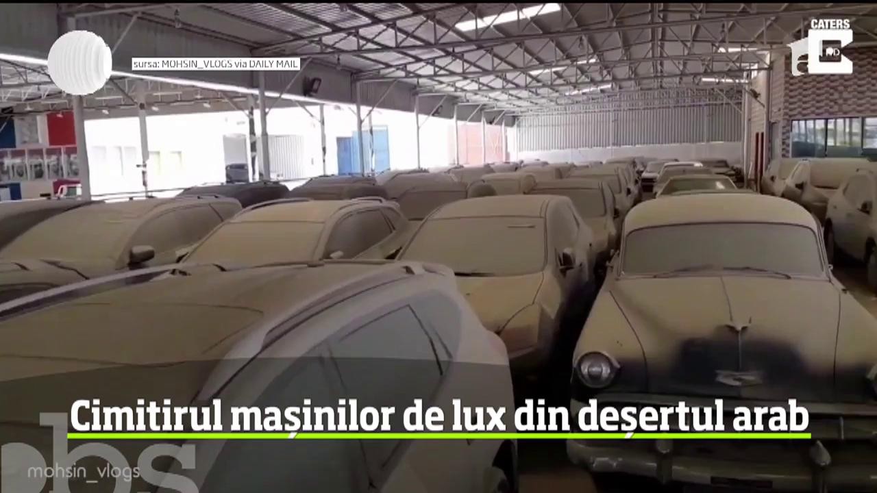 Un cimitir de maşini mai puţin obişnuit poate fi văzut &icirc;n plin deşert, aproape de Dubai
