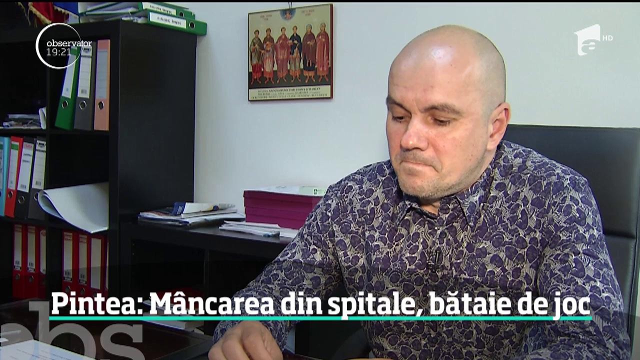 Ministrul Sănătăţii, Sorina Pintea: M&acirc;ncarea din spitale este o bătaie de joc!