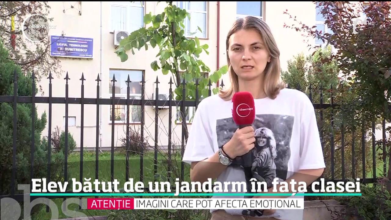 Atac fără precedent &icirc;ntr-o şcoală din Rom&acirc;nia. Un jandarm a bătut un elev &icirc;n faţa clasei