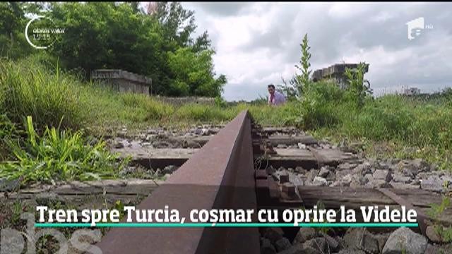 Trenul internațional spre Turcia, coșmar cu oprire la Videle