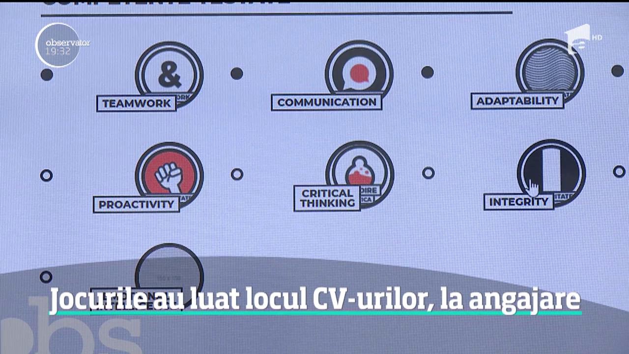 Jocurile au luat locul CV-urilor, la angajare