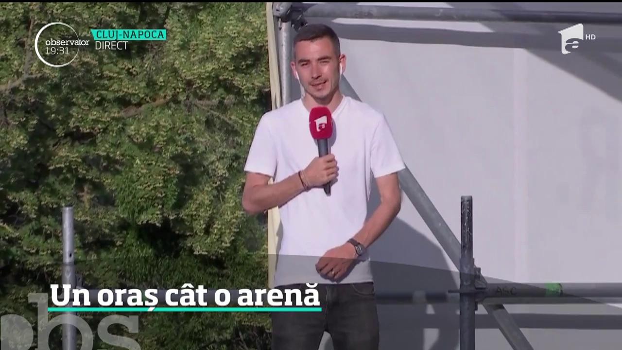 Centrul Clujului, transformat &icirc;ntr-o imensă arenă sportivă. Trecătorii pot face mişcare alături de sportivi de performanţă