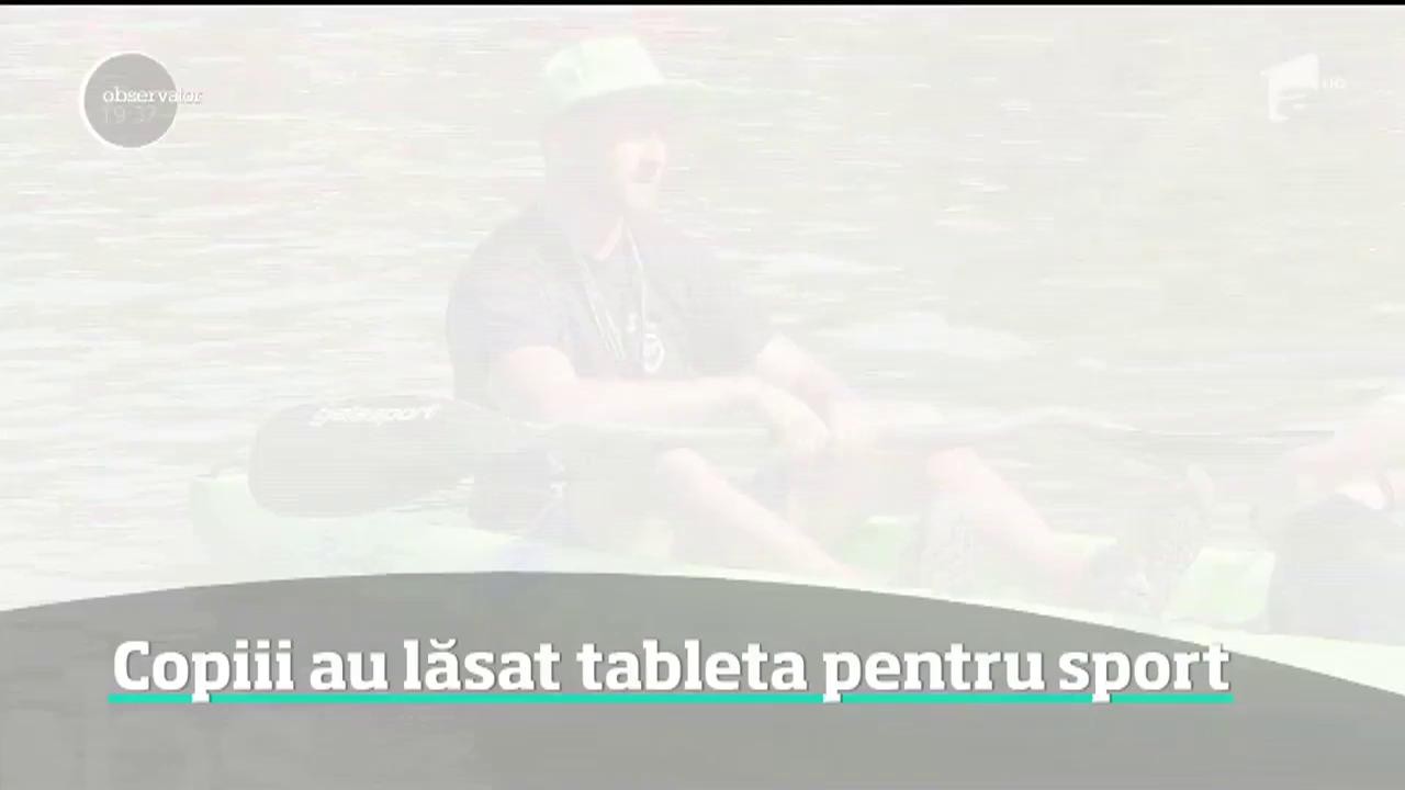 &Icirc;n Cluj-Napoca, la cel mai mare festival sportiv din Rom&acirc;nia, copiii au lăsat tableta pentru sport