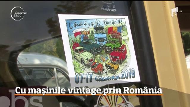 Cu mașinile vintage prin Rom&acirc;nia. A treia ediţie a caravanei Go Rom&acirc;nia au adus pe şoselele ţării 20 de maşini vechi