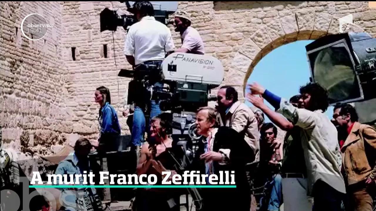 Doliu &icirc;n lumea cinematografiei mondiale. A murit marele regizor Franco Zeffirelli