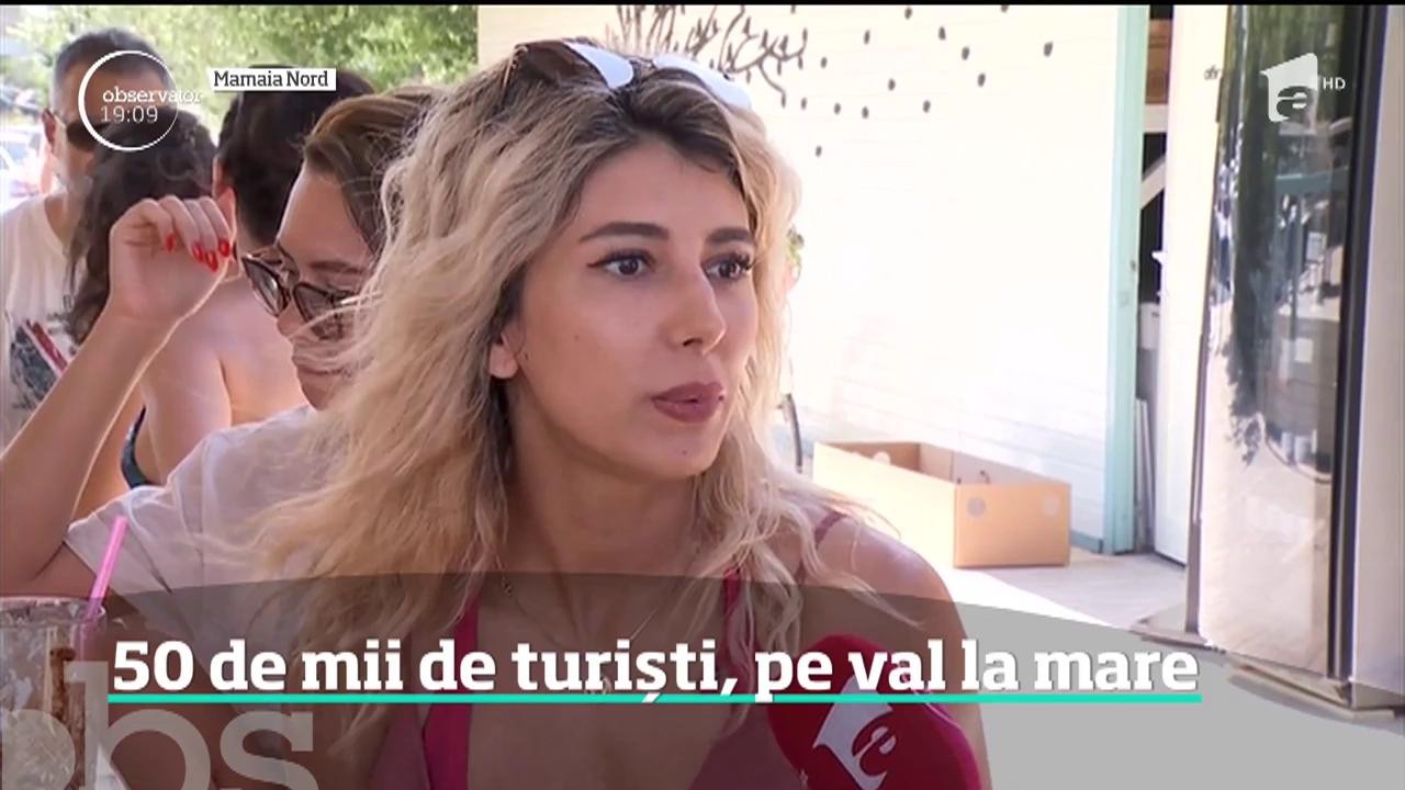 50 de mii de turişti pe litoral. Aproape toate hotelurile sunt pline