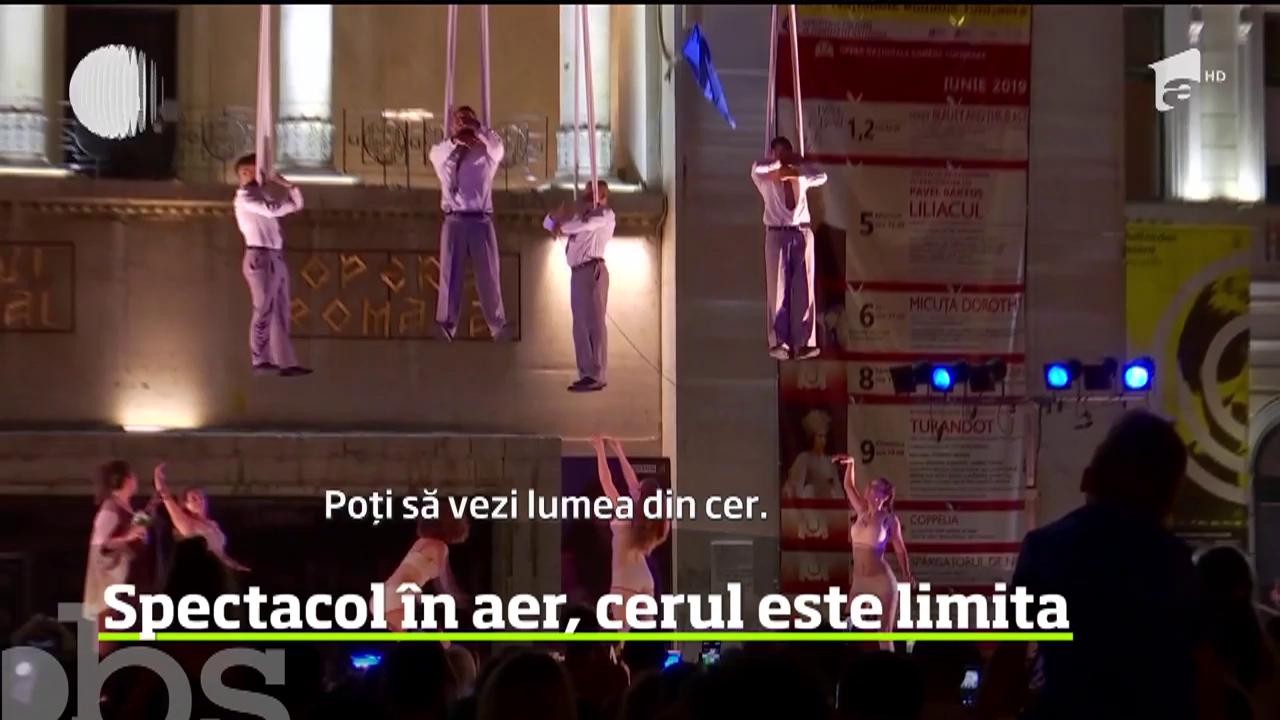 Artiştii au prins aripi! Zbor pe deasupra spectatorilor şi coregrafii uluitoare &icirc;n Timişoara