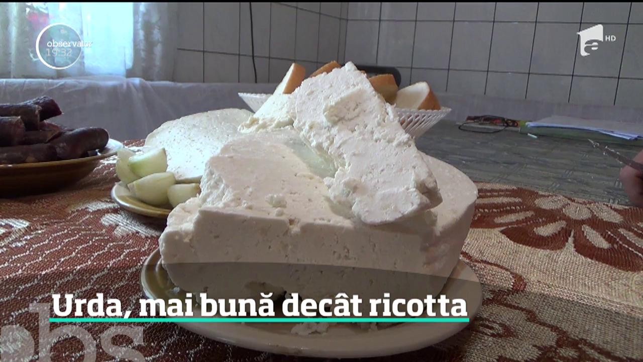 Urda, mai bună dec&acirc;t ricotta