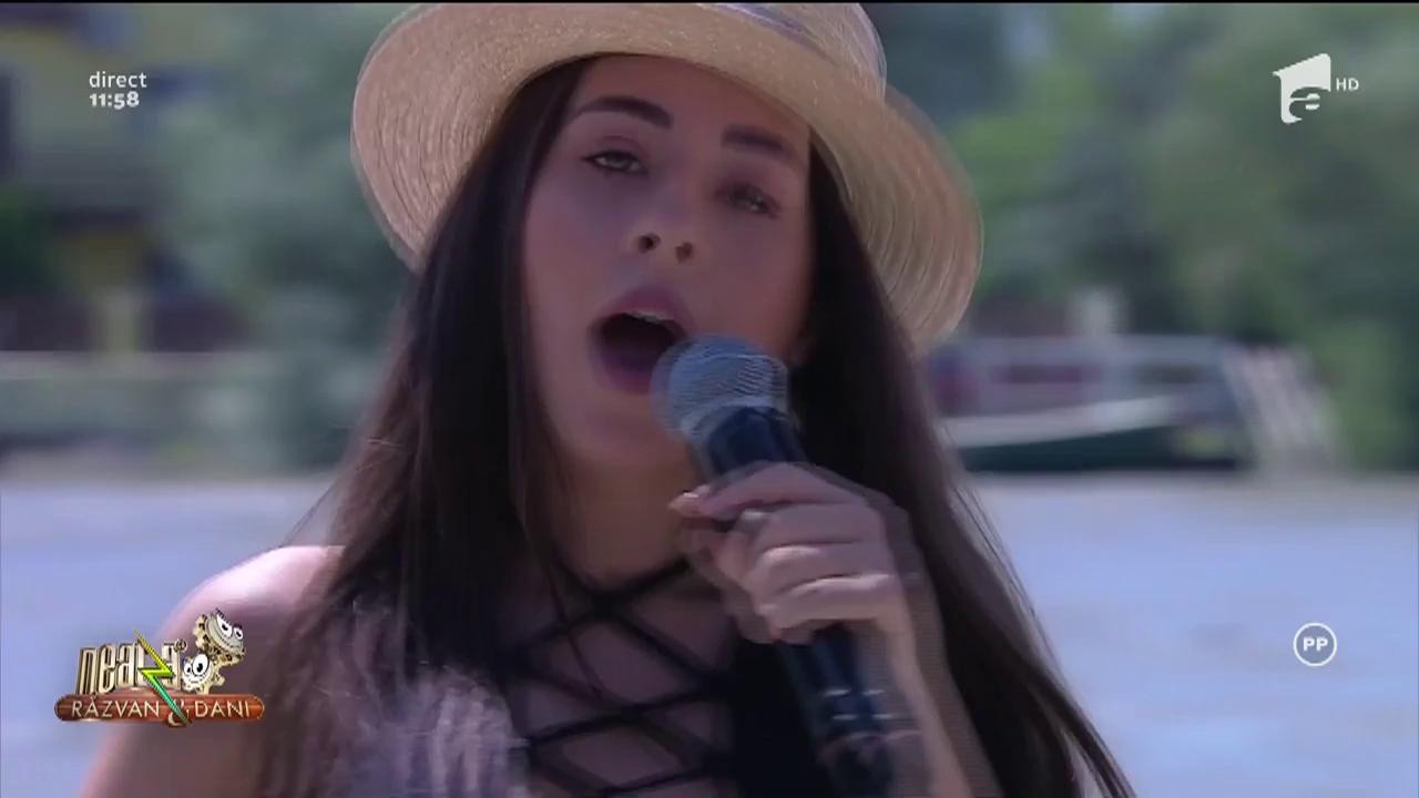 Nicole Cherry c&acirc;ntă la Neatza cu Răzvan și Dani melodia Pop that