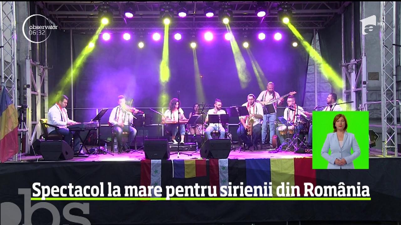 Spectacol la mare pentru sirienii din Rom&acirc;nia