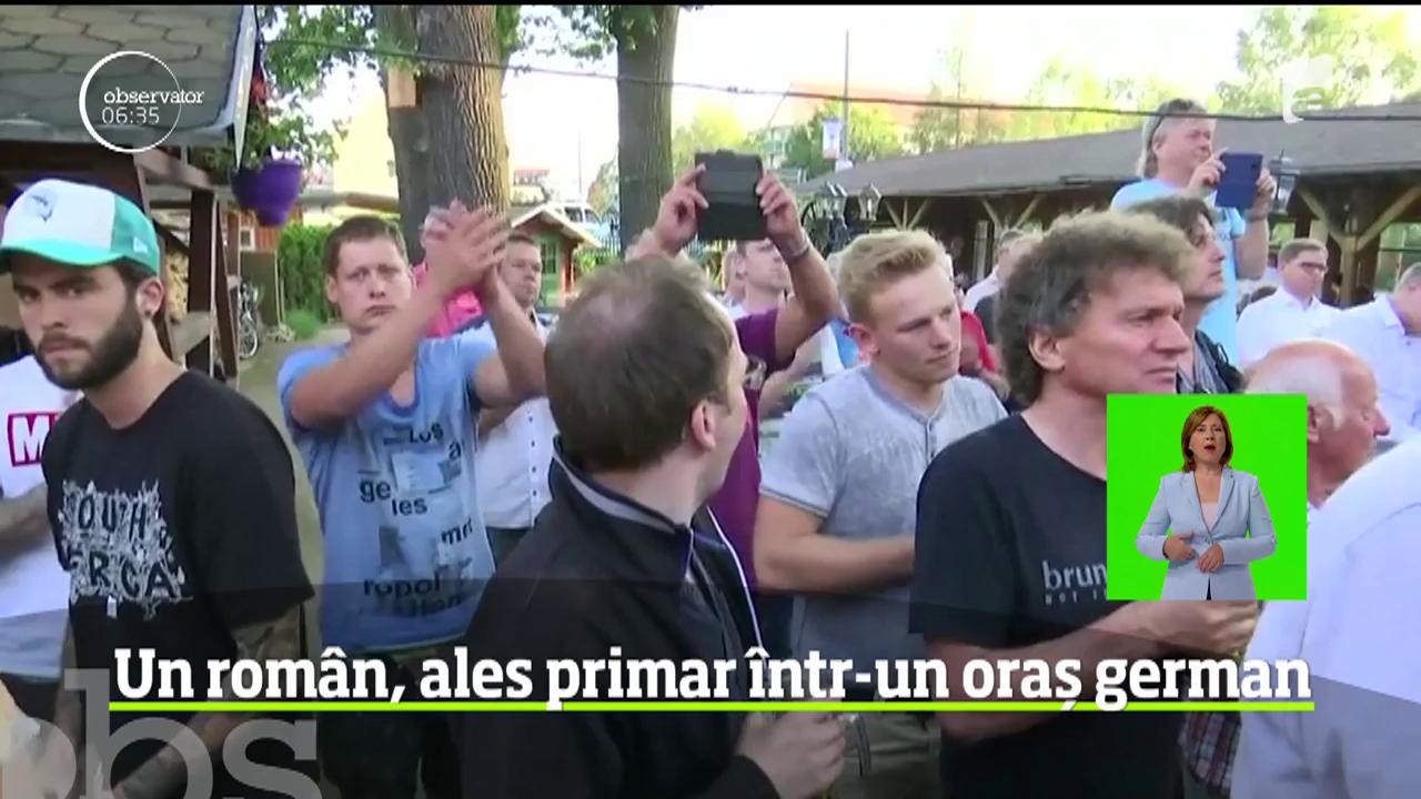 Un rom&acirc;n a fost ales primar al unui oraş cu 56.000 de locuitori din estul Germaniei