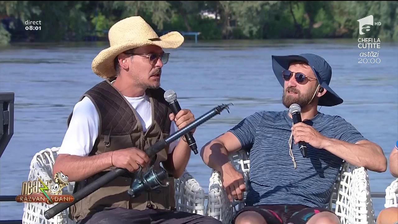 Neatza cu Răzvan și Dani. Răzvan Simion, &icirc;nt&acirc;lnire surpriză cu un somn: S-a urcat cu mine &icirc;n barcă. Fuma ca un șarpe
