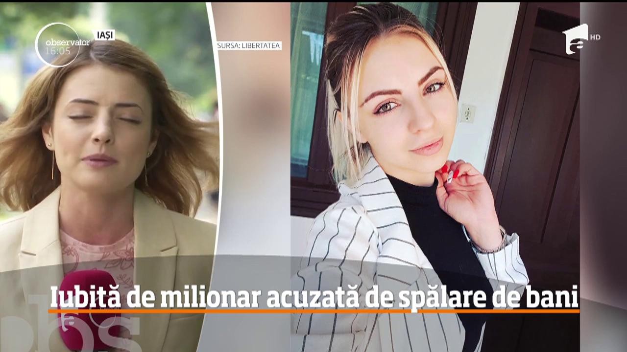 O t&acirc;nără din Oneşti, iubită de milionar, acuzată de spălare de bani
