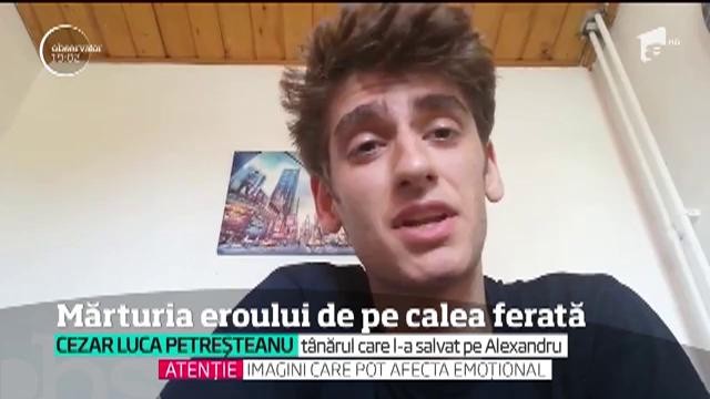 Mărturii emoţionante ale t&acirc;nărului care şi-a salvat prietenul curentat pe un pod CFR din Capitală