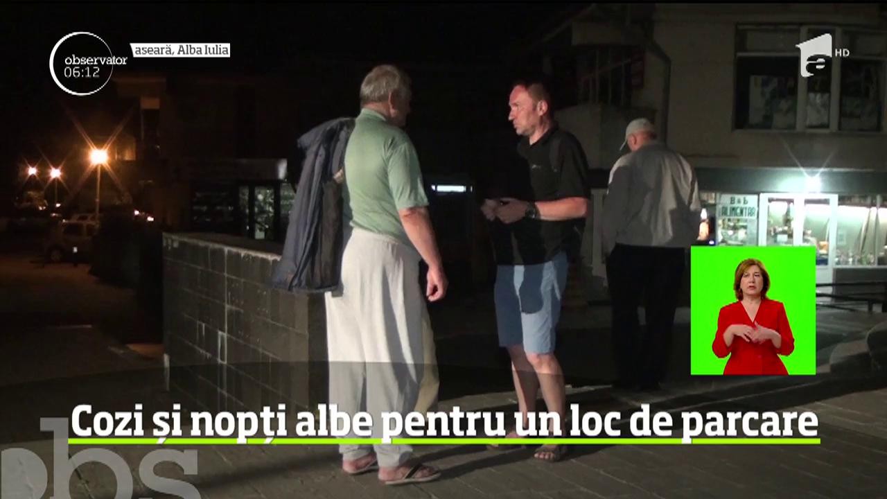 Bătălia pentru un loc de parcare a ajuns la un alt nivel &icirc;n oraşul Unirii, Alba Iulia