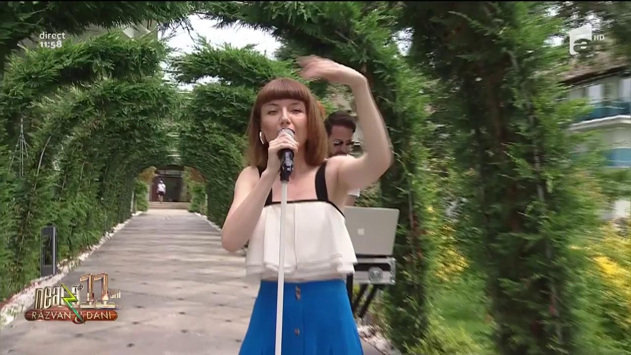 Neatza cu Răzvan și Dani. Alexandra Ungureanu c&acirc;ntă melodia Prin pădure