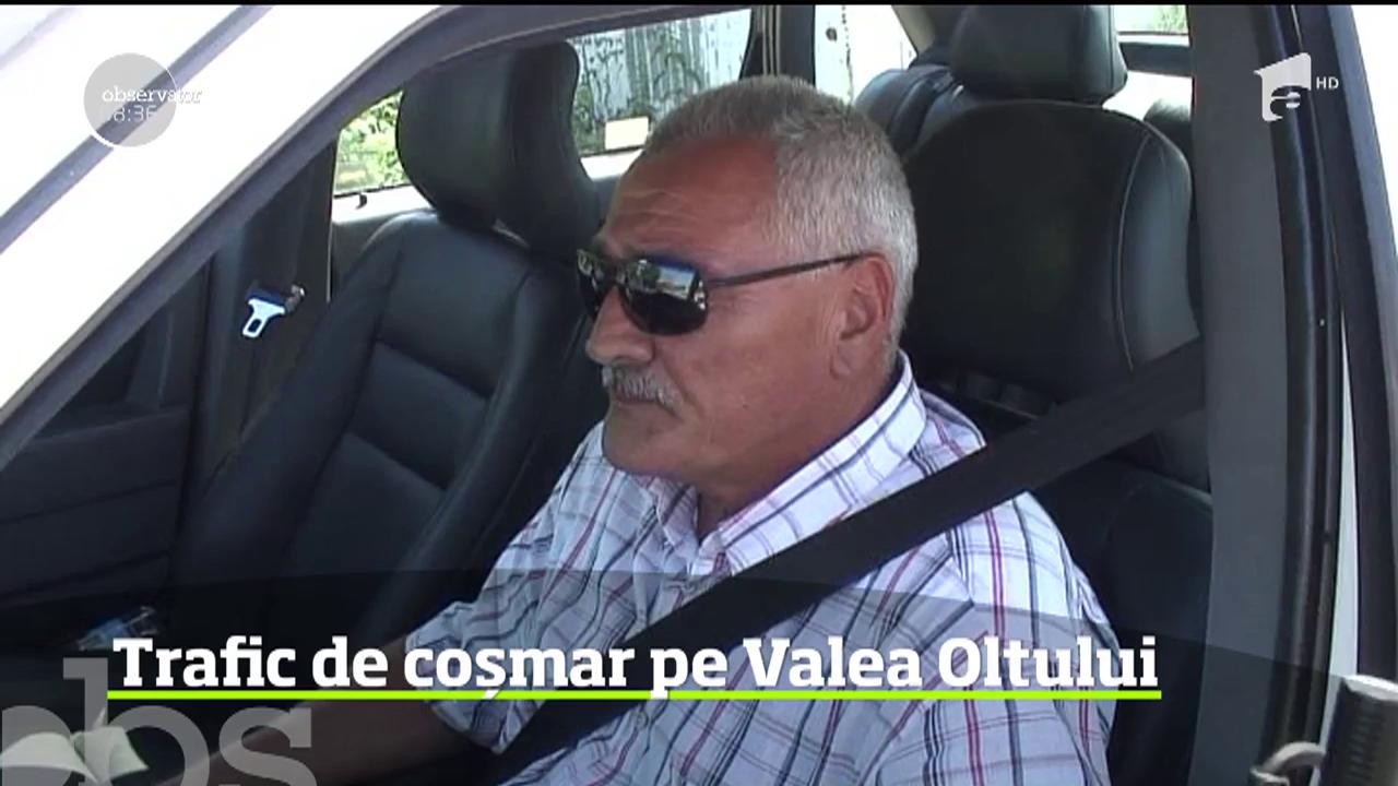 &Icirc;n lipsa unei autostrăzi care să lege Piteştiul de Sibiu, Valea Oltului devine o vale a pl&acirc;ngerii pentru şoferi
