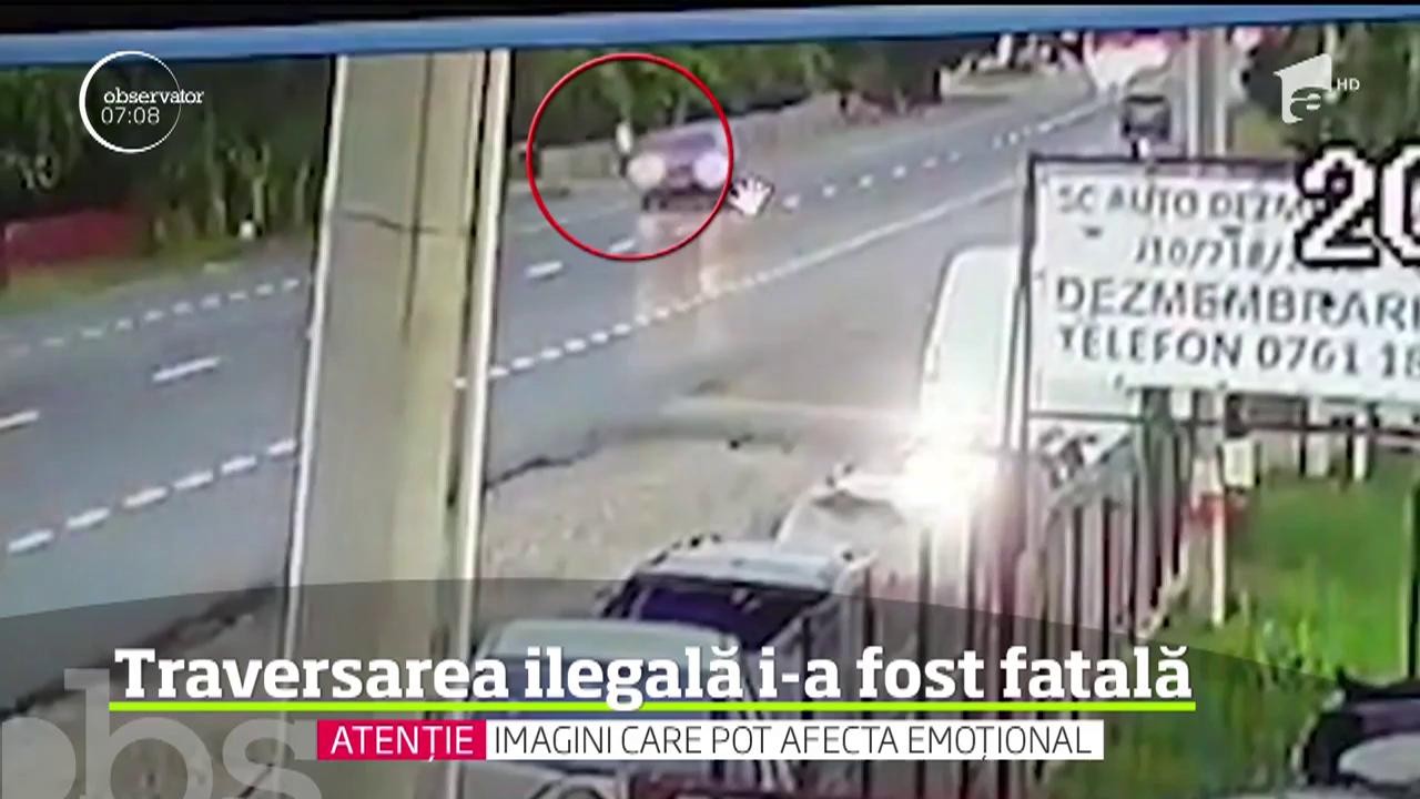 Accident grav &icirc;n localitatea Limpeziş din Buzău. Un bărbat de 53 de ani a murit după ce a &icirc;ncercat să traverseze strada printr-un loc nepermis