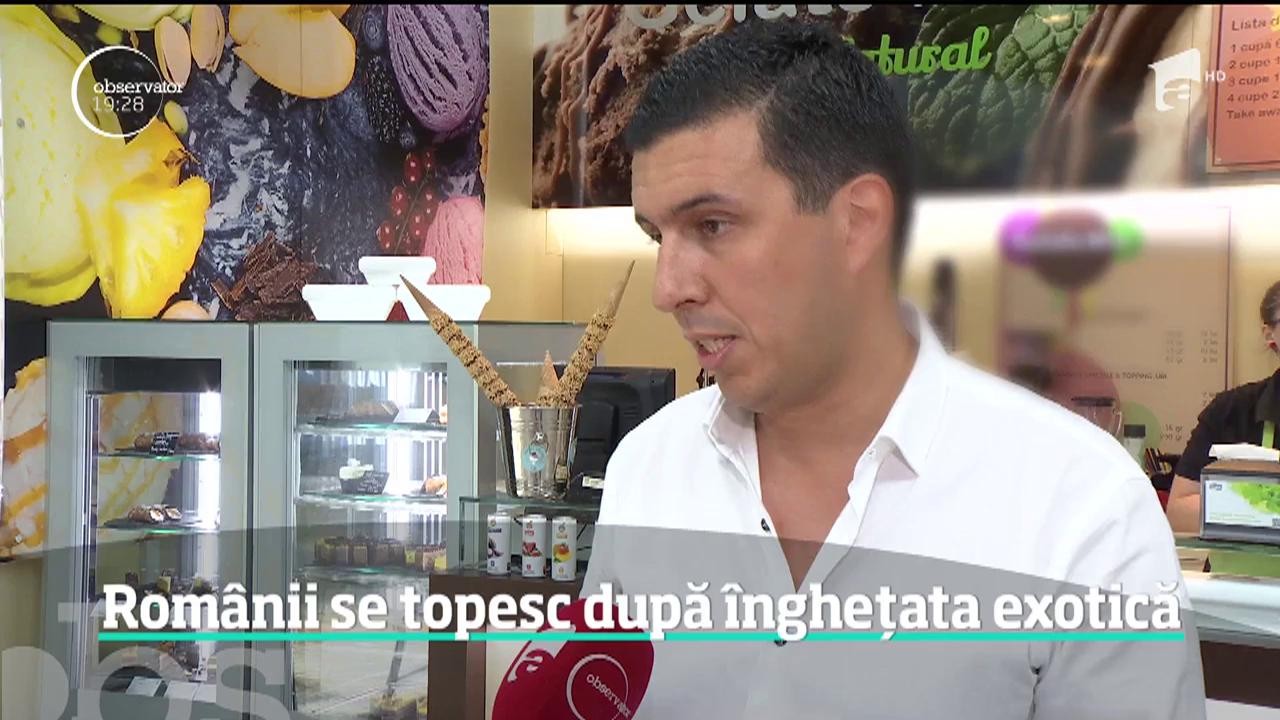 Rom&acirc;nii se topesc după &icirc;ngheţată, iar de asta profită din plin tot mai mulţi producători străini care &icirc;şi deschid afaceri aici