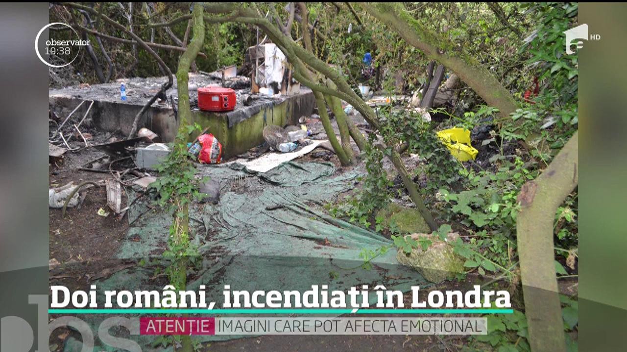 Doi rom&acirc;ni, oameni ai străzii, au ars de vii &icirc;ntr-un incendiu provocat de o m&acirc;nă ucigaşă &icirc;ntr-un cartier din Londra