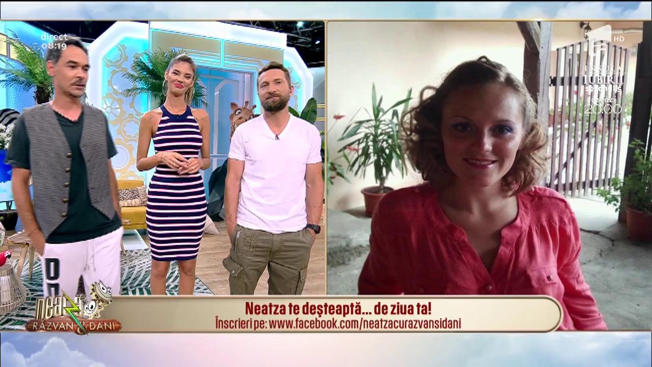 Neatza cu Răzvan și Dani te deşteaptă... de ziua ta! La mulți ani, Nicoleta!